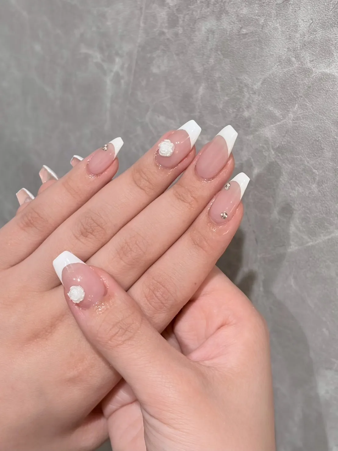 王道フレンチネイル！